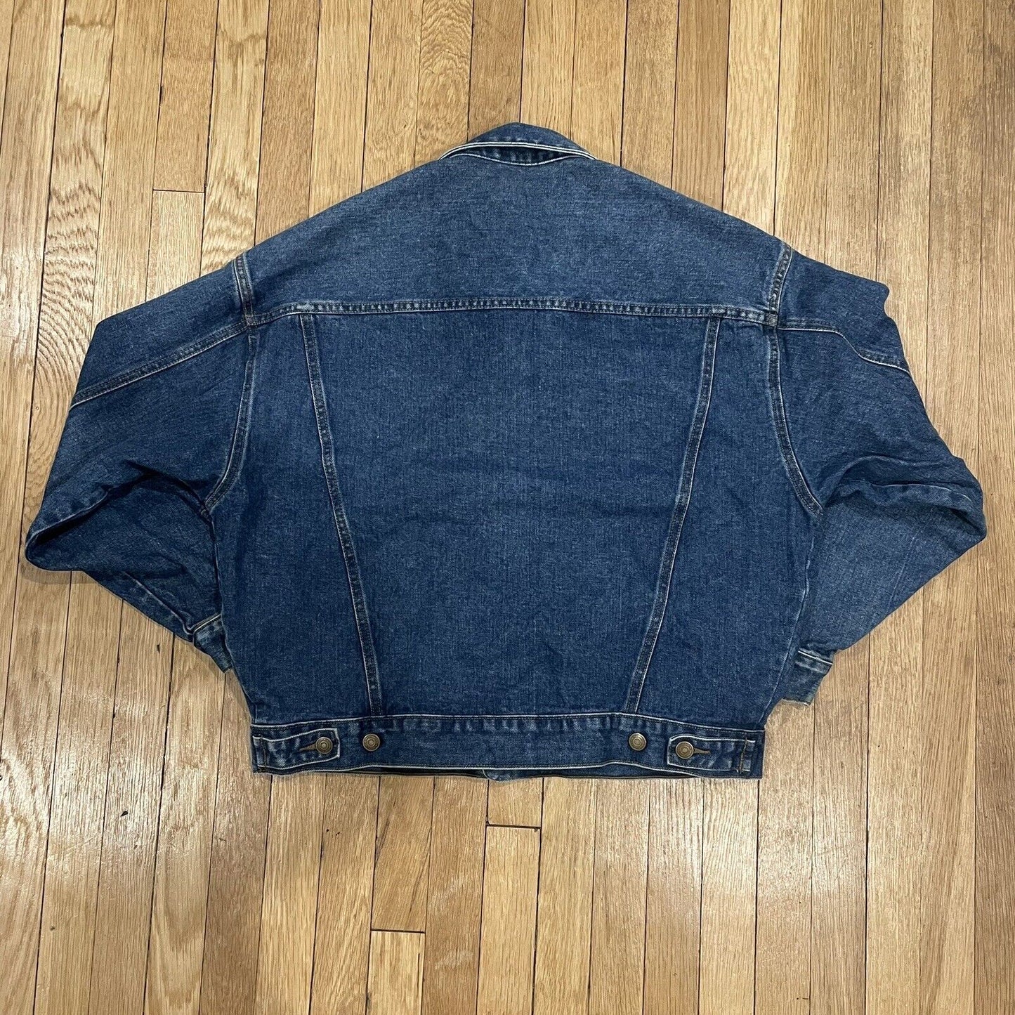 Vintage 80s Guess USA Denim Georges Marciano American Cut Denim Trucker Jean Jacket