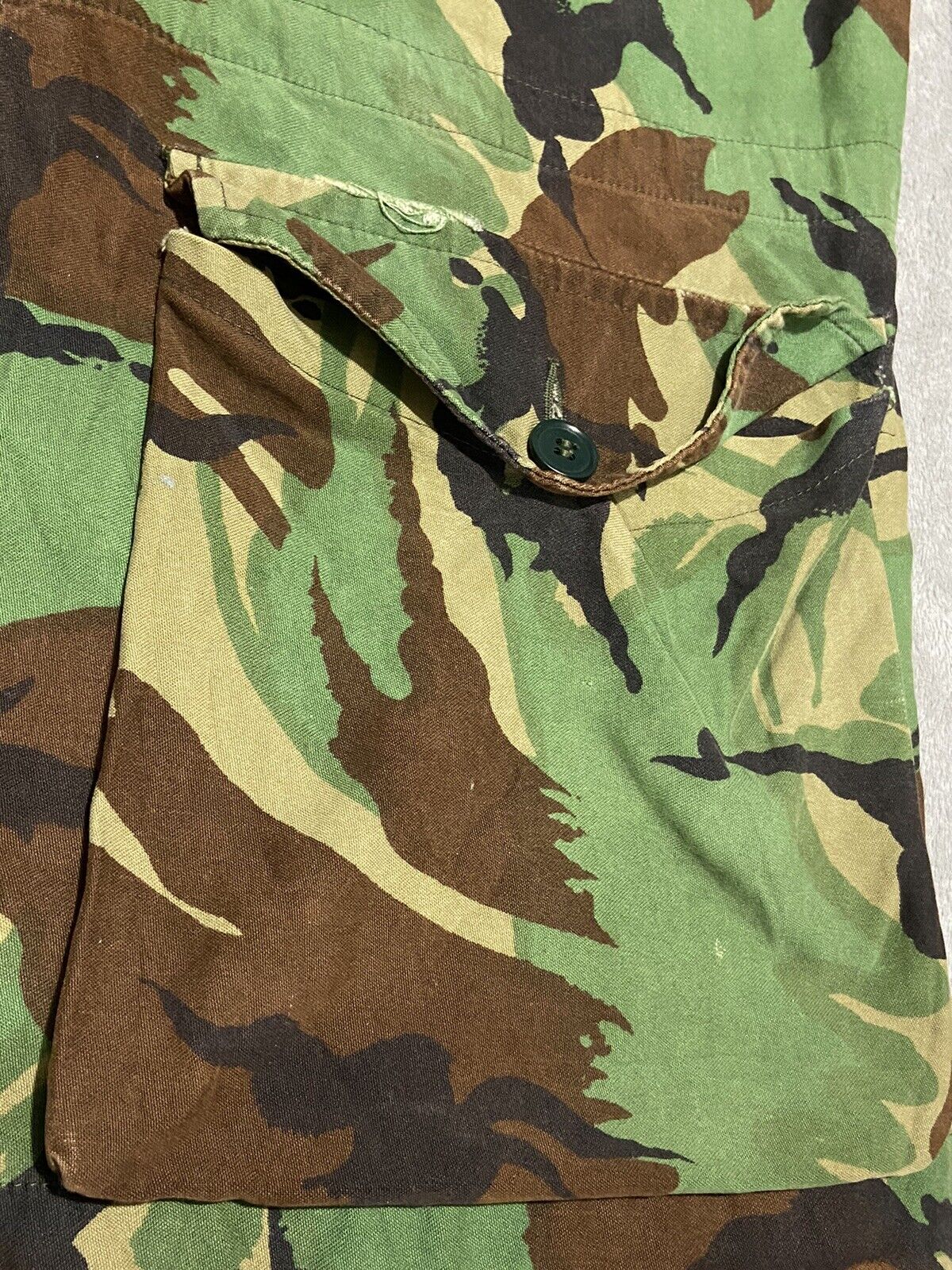 Rare Vintage 70s Camo British Army Camouflage Jacket