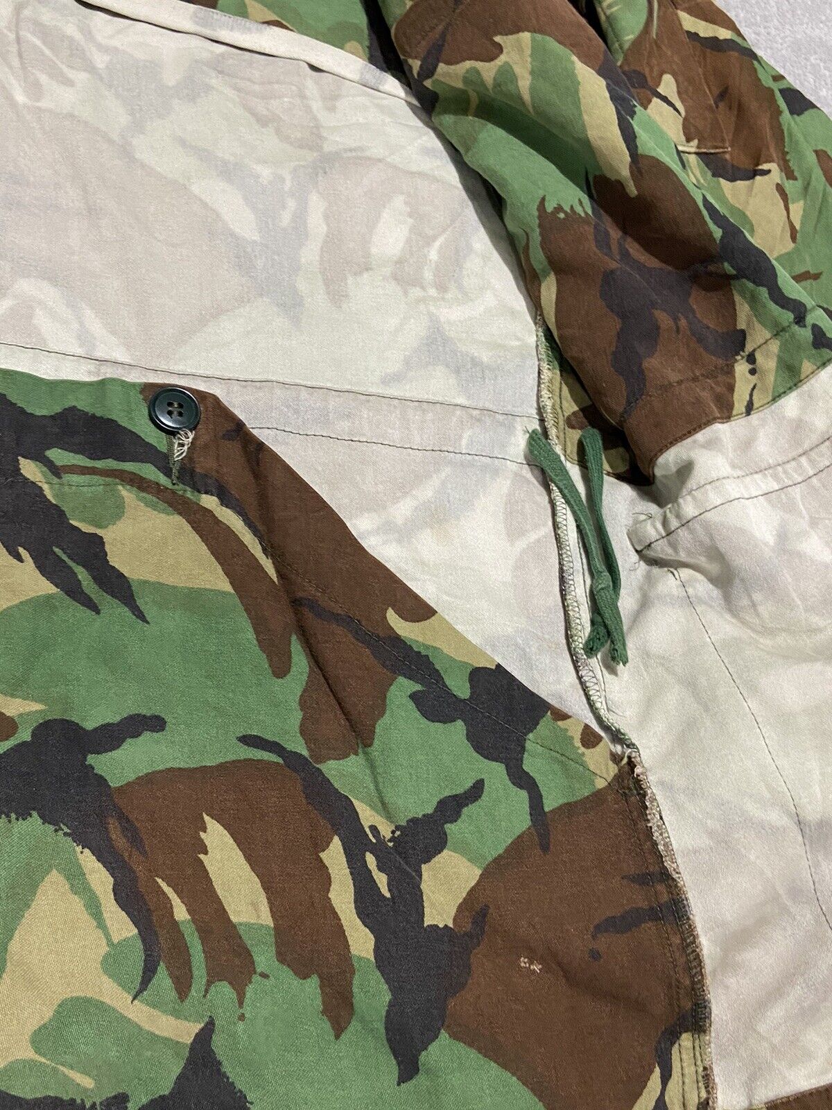 Rare Vintage 70s Camo British Army Camouflage Jacket