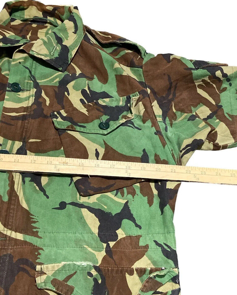 Rare Vintage 70s Camo British Army Camouflage Jacket