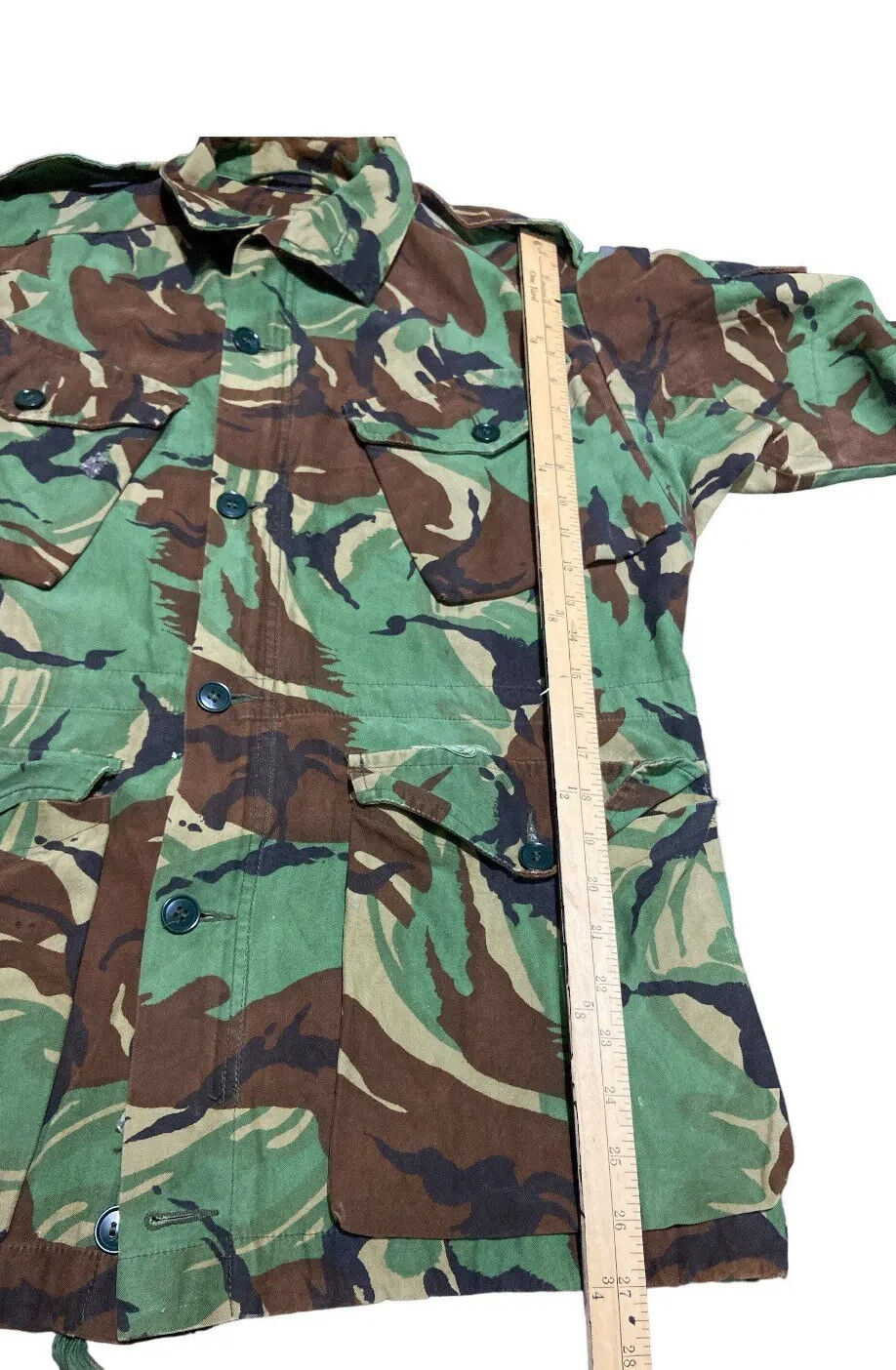 Rare Vintage 70s Camo British Army Camouflage Jacket