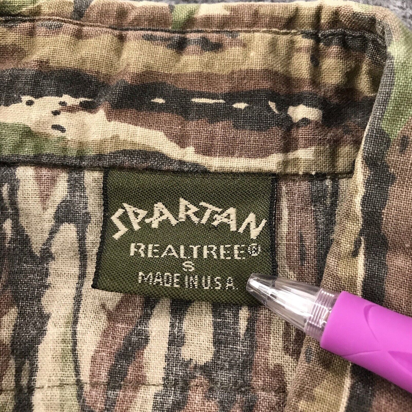 Vintage 90sSpartan USA Realtree Camo Long Sleeve Button Up Shirt