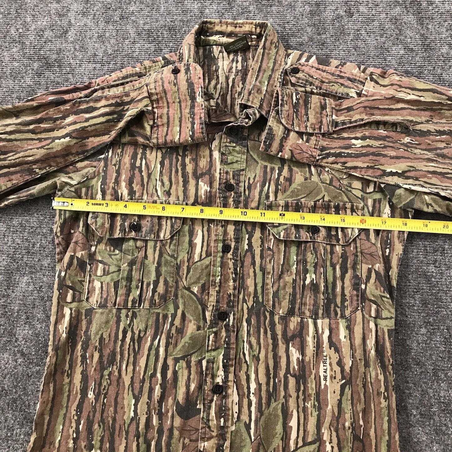 Vintage 90sSpartan USA Realtree Camo Long Sleeve Button Up Shirt