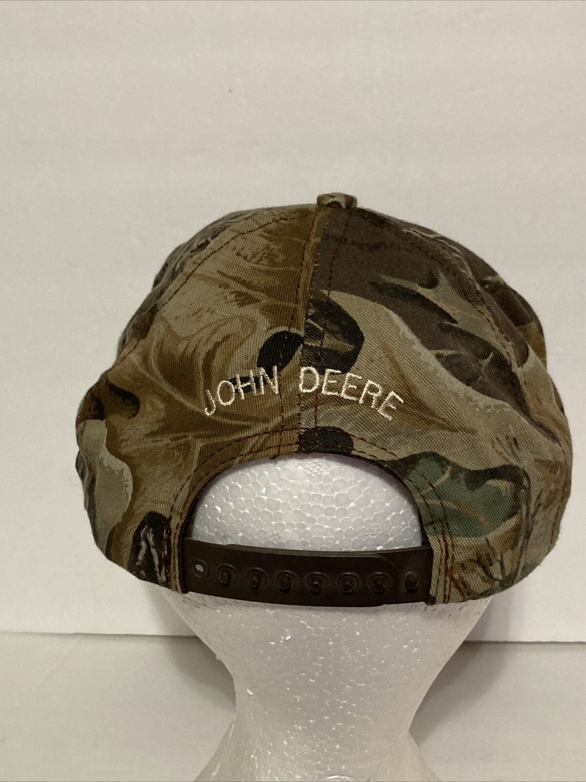 John Deere Camo Embroidered Deer Wildlife Adjustable Hat Snapback Baseball Cap